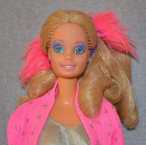 Barbie and the Rockers 1986: Barbie made by Mattel