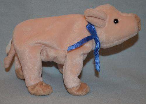 TY Beanie Baby Knuckles the Pig