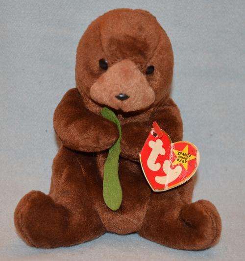 TY Beanie Baby Seaweed the Otter