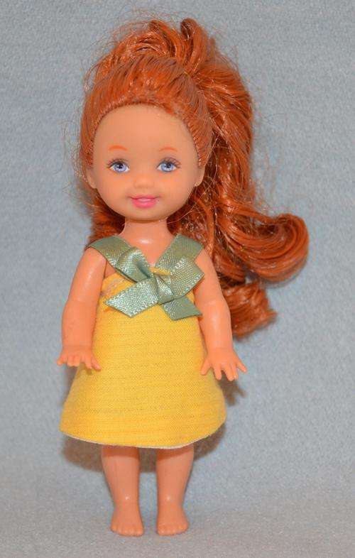 Rapunzel Peacock Princess Doll (Barbie's sister Kelly/Shelly's friend) with original dress by Mattel