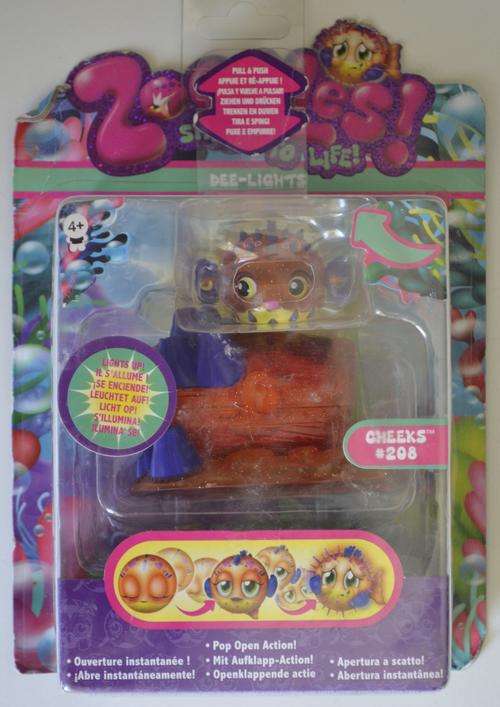 Zoobles: Dee-Lights Cheeks #208 (lights up)