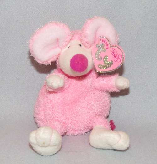 TY Beanie Baby Ratzo the Rat (Pinkys)