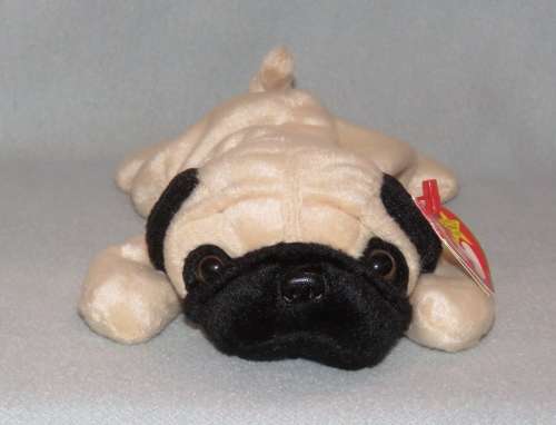 Ty Beanie Baby Pugsly the Pug Dog