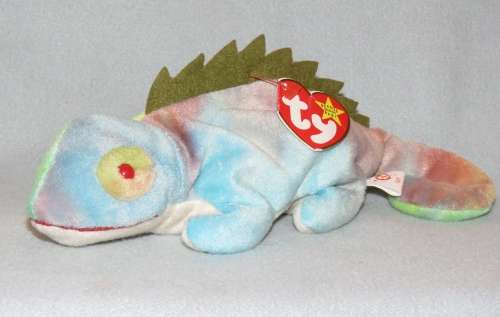Ty Beanie Baby Iggy the Iguana Lizard