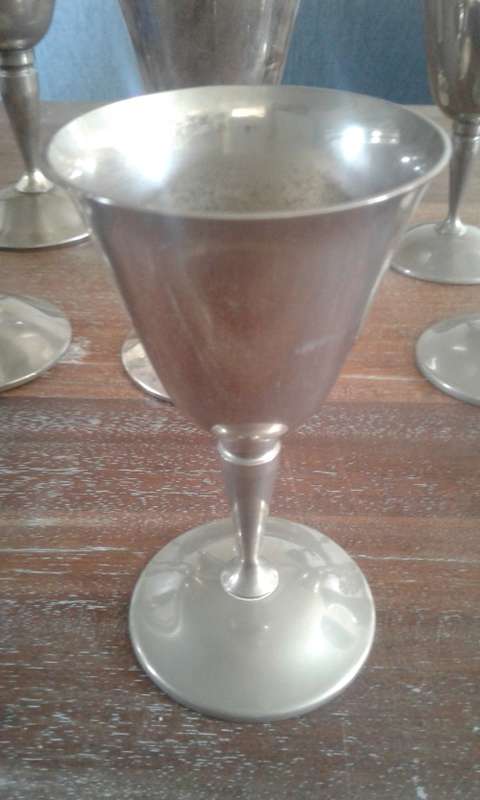 Silver Plated Wine & Sherry Goblets