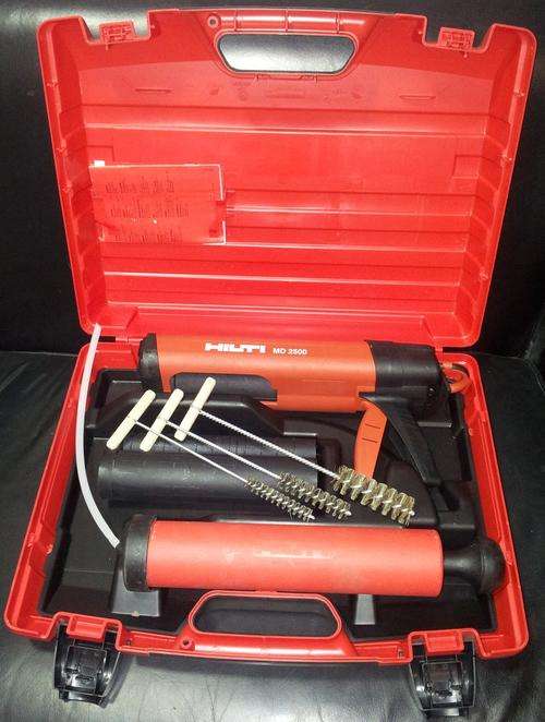 Hilti MD2500 Chemical Mortar Anchor Kit System in Box