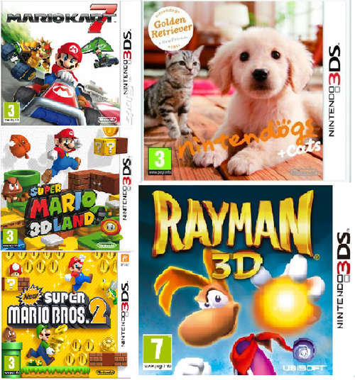5 Mint Condition 3DS Games