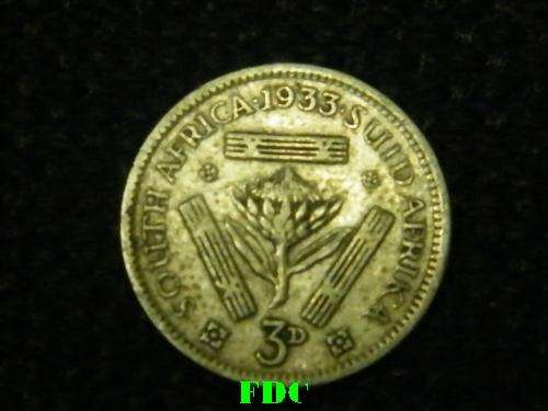 1933 Union of South Africa 3 D