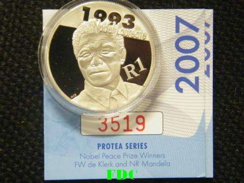 Mandela Nobel Laureate R1 Proof in SAM Box