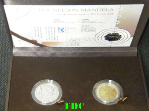 Mandela 90th Birthday Set in SAM Box (proof like/ Lazer Frosted)