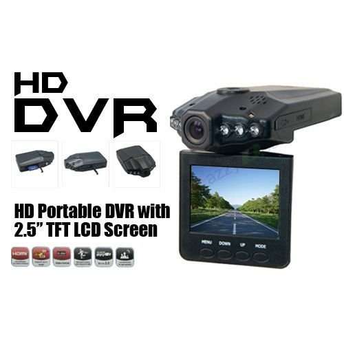 2.5" HD DVR Audio Recorder and Camera, Motion Detection, TV out, High Speed Recording