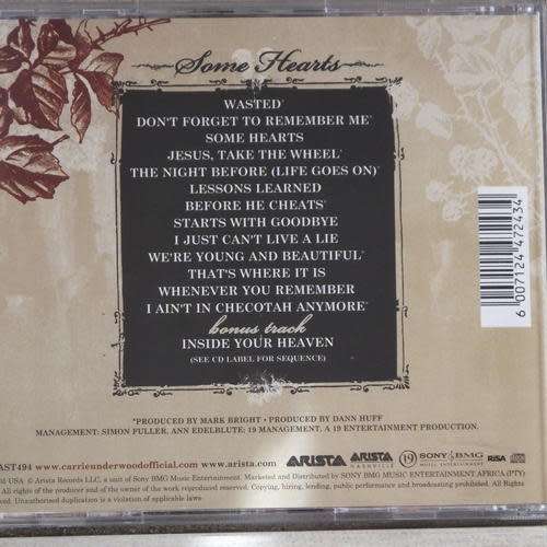 Carrie Underwood - Some Hearts (CD) [New]
