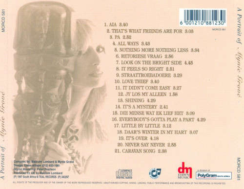 Mynie Grove - A portrait of (CD)