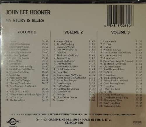 John Lee Hooker - My Story Is Blues (3-CD)