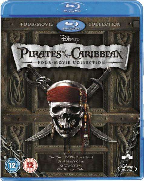 Pirates Of The Caribbean 1-4 (Blu-ray Box Set) [New]