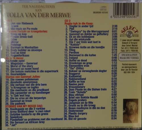 Tolla Van Der Merwe - Ter Nagedagtenis Aan 1943 - 2000 (2-CD)