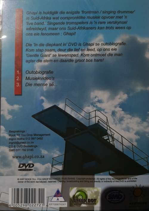 Ghapi - In Die Diepkant In - Die Outobiografie (DVD) [New]