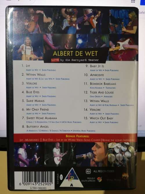 Albert De Wet - Live By Die Barnyard Teater (DVD)
