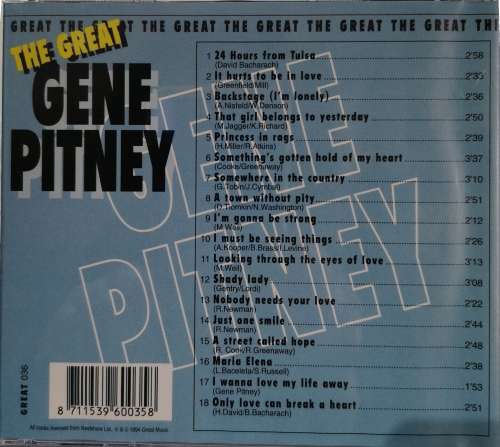 Gene Pitney - The Great (CD)