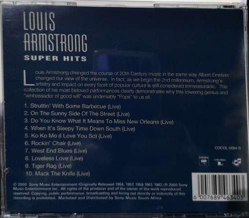 Louis Armstrong - Super Hits (CD)