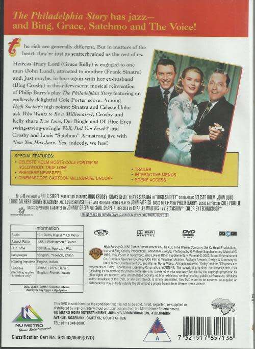 High Society (1956) (DVD) [New]