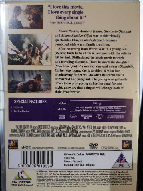 A Walk in the Clouds (DVD)