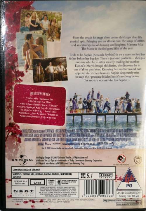 Mamma Mia! (DVD) [New]