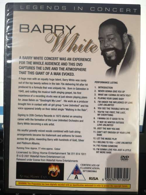 Barry White - Larger Than Life (DVD)