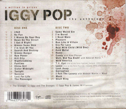 Iggy Pop - A Million In Prizes: Anthology (2-CD)