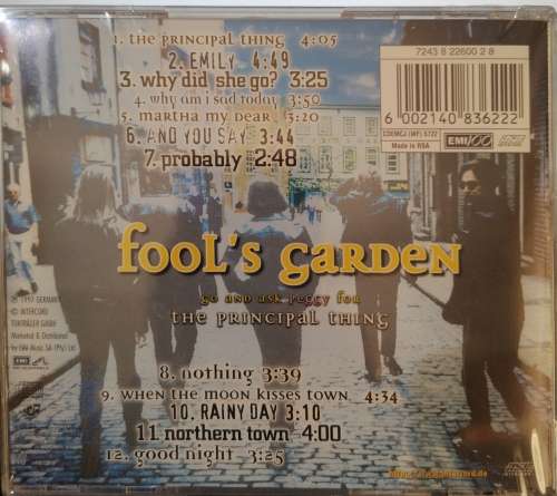 Fool's Garden - Go and ask Peggy for the principal thing (CD) [New]