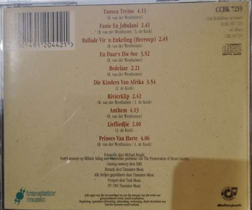 Richard Van Der Westhuizen and Lochner de Kock - Tussen Treine (CD)