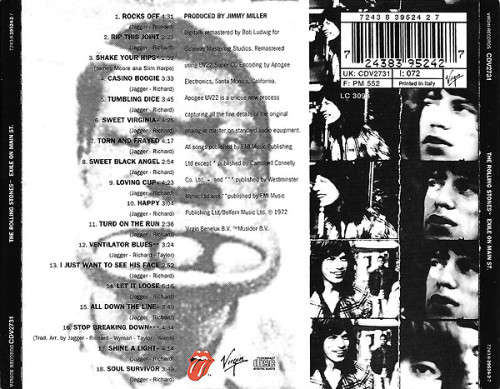Rolling Stones - Exile on Main Street (CD)