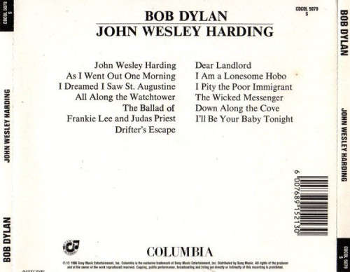 Bob Dylan - John Wesley Harding (CD)