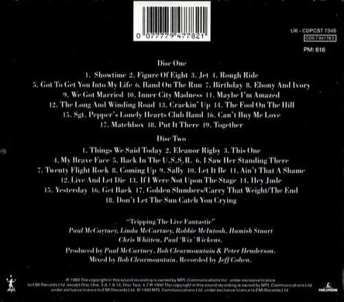 Paul McCartney - Tripping The Live Fantastic (2-CD) [New]