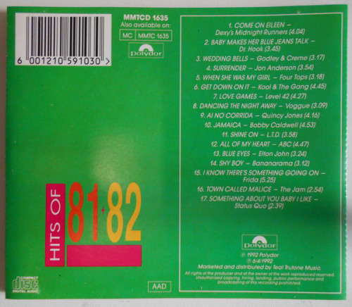 Hits Of 81+82 - Volume 9 (CD)