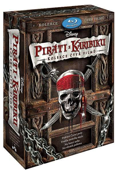 Pirates Of The Caribbean 1-4 (Blu-ray Box Set) [New]