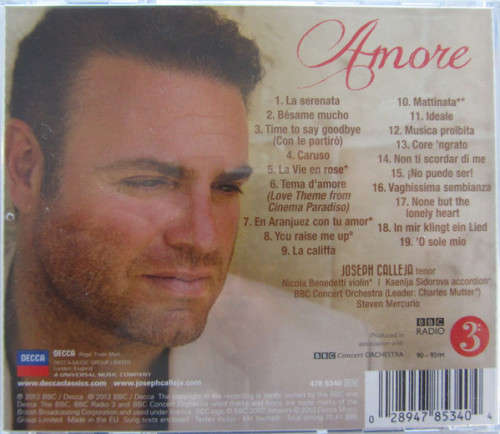Joseph Calleja - Amore (CD) [New]