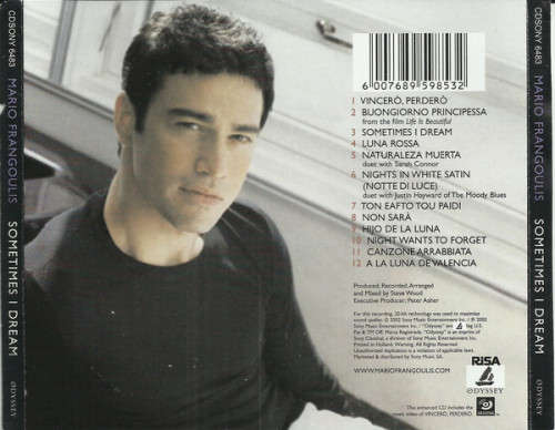 Mario Frangoulis - Sometimes I Dream (CD)