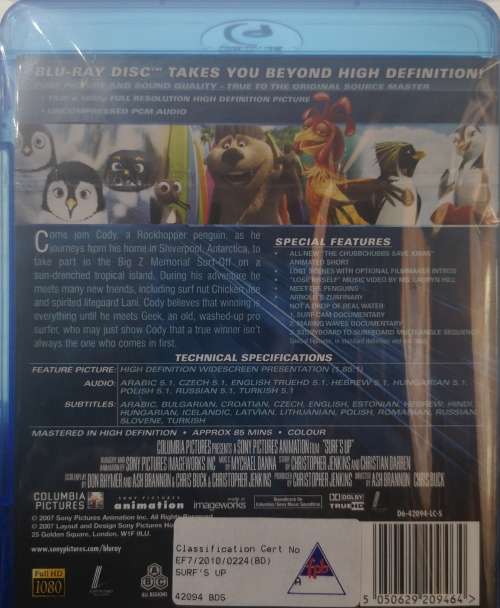 Surf's Up (High Definition) (Blu-Ray) [New]