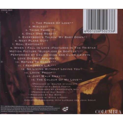 Celine Dion - The Colour of My Love (CD) [New]