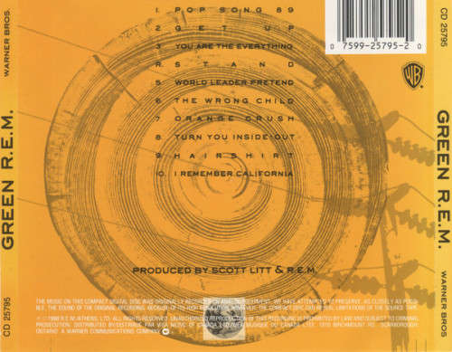 R.E.M - Green (CD) [New]
