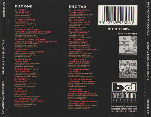 Drum and Bass Selection 3 - Various (2-CD)