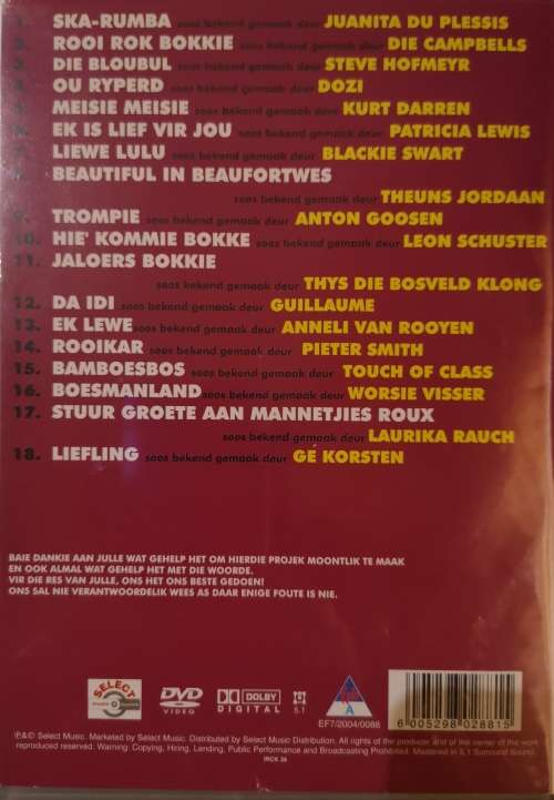 Grootste Afrikaanse Karaoke Treffers (DVD)