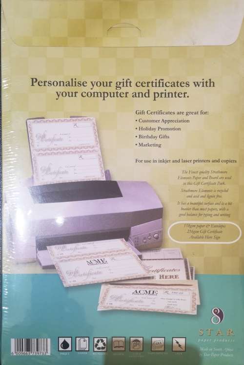 Printable Gift Vouchers for Retail Businesses [New]