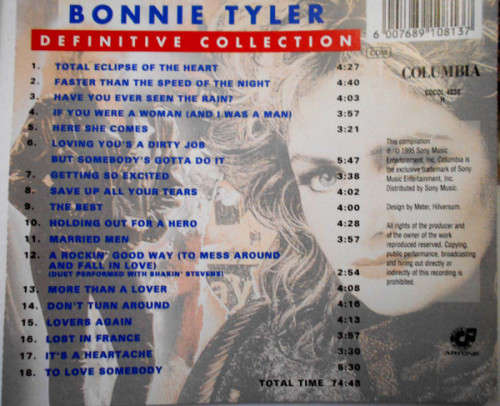 Bonnie Tyler - Definitive Collection (CD)