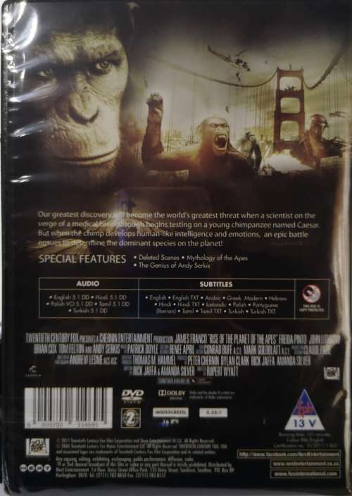Rise of the Planet of the Apes (DVD) [New]
