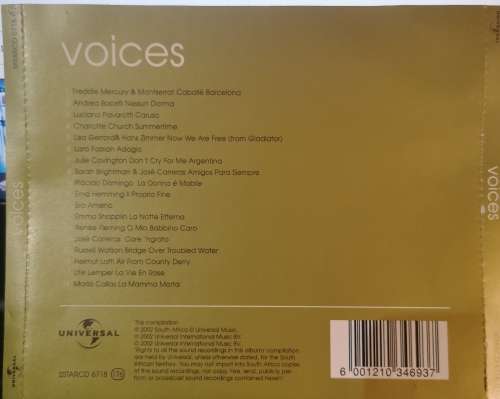 Voices - Various (CD)