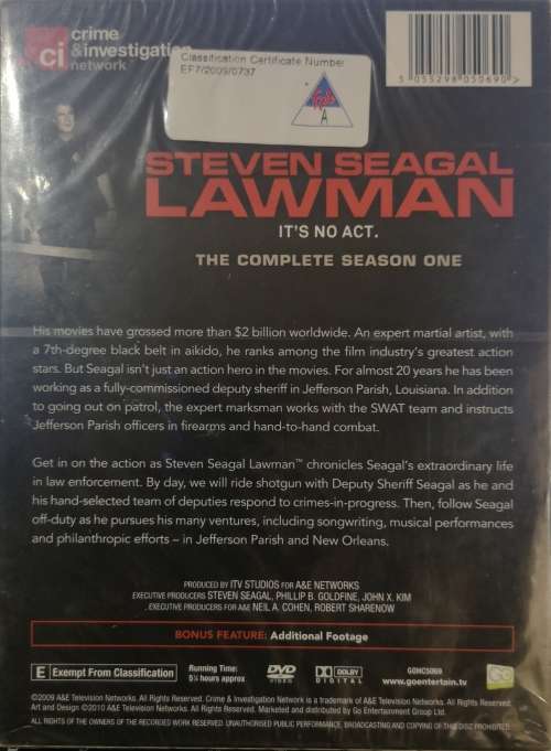 Steven Seagal - Lawman: The Complete Season 1 (DVD) [New]