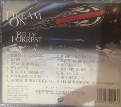 Billy Forrest - Dream on (CD) [New]