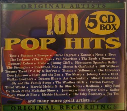 100 Pop Hits - Original Artists (5-CD Box Set)
